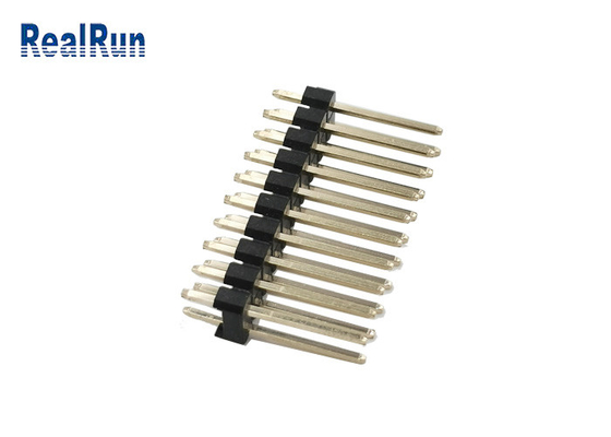 ODM OEM 2.54 Mm Header Connector PA6T 2 Row Straight Pin Male