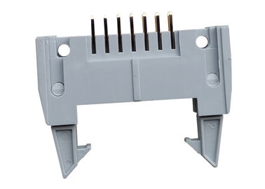 14 Pin Shrouded Header Connector Gold Flash PBT Material Insulation Resistance