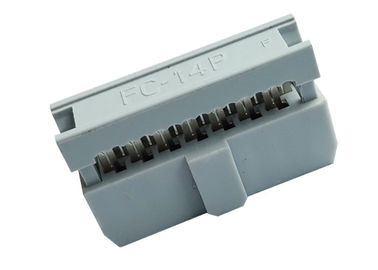 Medical Equipment 14 Pin IDC Socket Female 2.54 Mm Wire To Board Connector