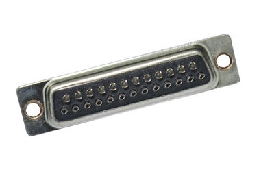 25 Pin Black DB D SUB Connector Solder Female Straight Type DP Socket