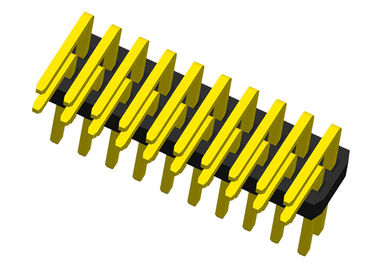 Double Row 1.27 Mm Pin Header Connector Right Angle Type 20 Pin Header 2x10