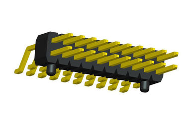 Double Row Pin Header Horizontal SMT Type 2x20 Pin Header Black 1.27mm