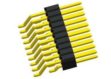 Double Row Pin Header Horizontal SMT Type 2x20 Pin Header Black 1.27mm