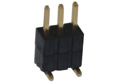Plastic 3 Pin Single Row Header Connector 1.27mm Vertical Mount SMT Type