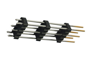 10 Pin Dual Row Pin Header 2.54 Mm Pitch Header Straight Type Three Plastic