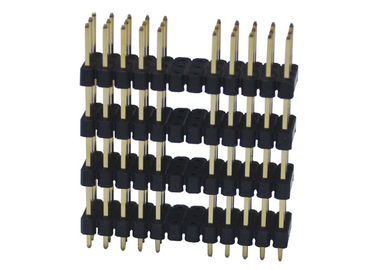 Four Plastic Pin Header Connector 500V AC 2.54mm Pitch 36P Three Row