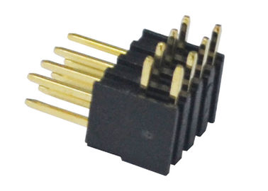 2.54mm 500VAC Pin Header Connector Right Angle Insulator PA6T 3A