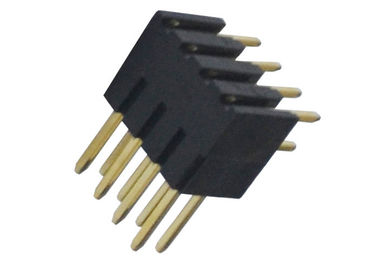 2.54mm 500VAC Pin Header Connector Right Angle Insulator PA6T 3A