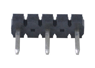 Straight Single Row Pin Header 180 Degree Type Black 3.96 Mm Pitch Connector