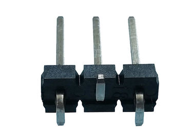 3 Pin Single Row Pin Header Connector SMT Type Black 5.08x2.5mm Pitch