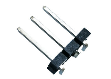 3 Pin Single Row Pin Header Connector SMT Type Black 5.08x2.5mm Pitch