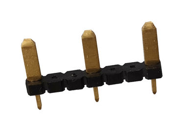 Durable Round Female Pin Header 1x3 Pin Single Row Gold Flash 3.0 AMP