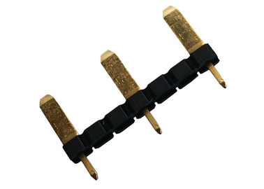 Durable Round Female Pin Header 1x3 Pin Single Row Gold Flash 3.0 AMP