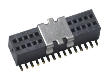 Surface Mount Pin Header Double Row 30 Pin Female Connector With CAP Type