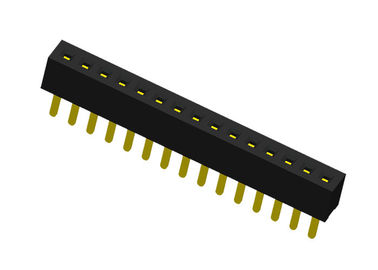SMT Type 15 Pin Female Header Connector Single Row Straight 1.0mm X 2.1mm