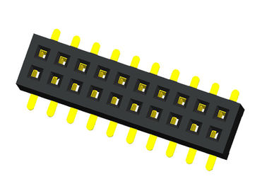 Straight 20 Pin Header Connector Female 180 Degree Type Double Row 1.0X2.1mm