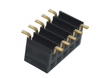 Surface Mount Pin Header Black 2.0mm Pitch Single Row 5 Pin Female Header