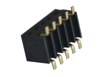 Surface Mount Pin Header Black 2.0mm Pitch Single Row 5 Pin Female Header