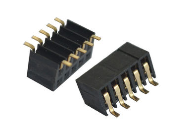 Surface Mount Pin Header Black 2.0mm Pitch Single Row 5 Pin Female Header