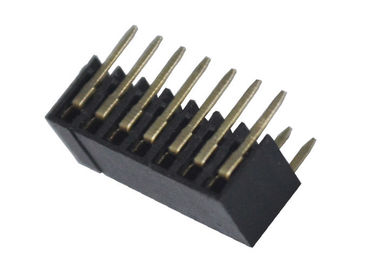 Dual Row Right Angle Female Connector 2.0mm Pitch Environmental Protection