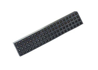 2.0mm Female Straight Pin Header Connector Four Row 180 Degree Copper Alloy
