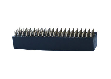 2.0mm Female Straight Pin Header Connector Four Row 180 Degree Copper Alloy