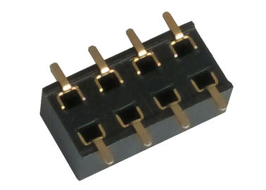 90 Degree Female Header 2.54 Mm Double Row SMT Surface Mount Pin Header