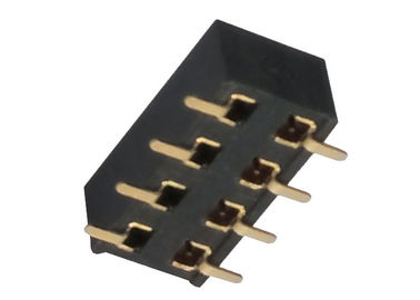 90 Degree Female Header 2.54 Mm Double Row SMT Surface Mount Pin Header