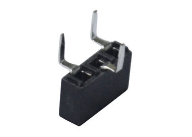 Black Single Row Header Connector 2.54 Female Header SMT Type Fireproof