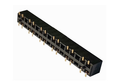 Dual Row Female Header Connector 2.54mm Pitch With Column Oxidation Resistance