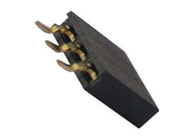 Single Row Female Header Connector Horizontal SMT 2.54 Mm Pitch Connector