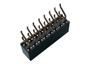 Double Row Female Header Connector 2.54mm SMT Type 16 Pin With Horizontal