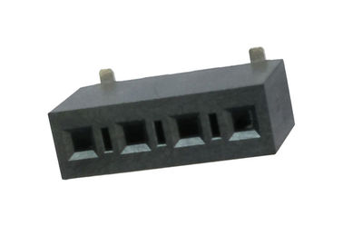 SMT Type Female Pin Header Connector 3.96mm Single Row Through Hole Plastic