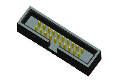 1.27mm Surface Mount Wire To Board Connector Gold Flash 180 Degree Two Rows
