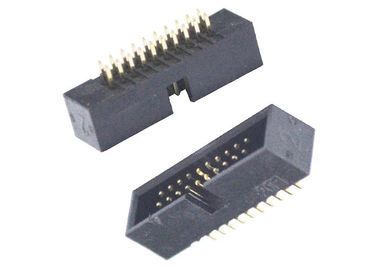 1.27mm Surface Mount Wire To Board Connector Gold Flash 180 Degree Two Rows