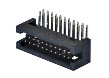 High Temperature  PCB Header Connector 1.27mm Pitch Right Angle 1.0AMP