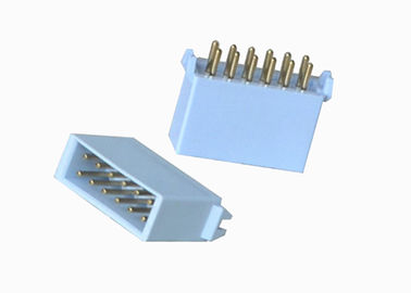 Blue DIP 12 Pin Header Connector Straight Box 180 Degree Type 2.54mm Pitch