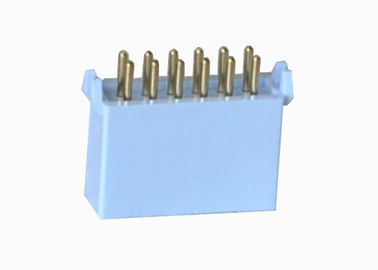 Blue DIP 12 Pin Header Connector Straight Box 180 Degree Type 2.54mm Pitch