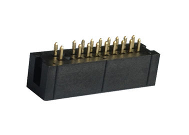 Large Current Box Header Connector 2.54mm 20 Pin Empty 2 Pin Straight Black