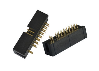 Large Current Box Header Connector 2.54mm 20 Pin Empty 2 Pin Straight Black