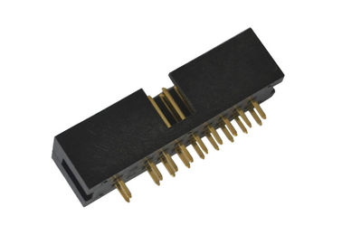 Large Current Box Header Connector 2.54mm 20 Pin Empty 2 Pin Straight Black