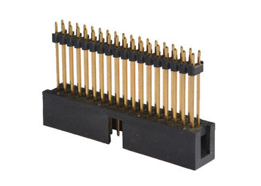 Brass Contact 18 Pin Header 2.54mm Straight Header Connector For PCB Board