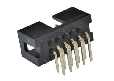 2.54mm Box Header Connector 90 Degree Header Pins 500V Withstand Voltage
