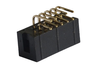 2.54mm Box Header Connector 90 Degree Header Pins 500V Withstand Voltage