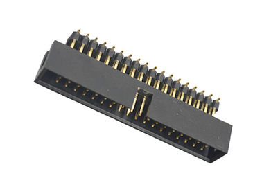 Double Plastic Box Header 2.54 Mm SMT Type PCB Board Gold Flash 3.0AMP