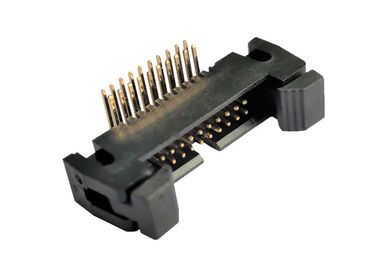 Two Row Shrouded 20 Pin Header Right Angle Right Angle Type EH Series