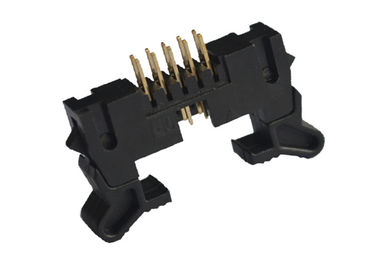 3A Long Latch Circuit Board Header Connector 10 Pin Vertical Trough Hole