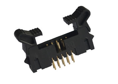 3A Long Latch Circuit Board Header Connector 10 Pin Vertical Trough Hole