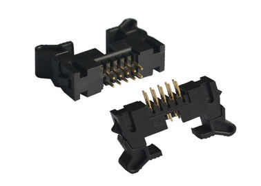 3A Long Latch Circuit Board Header Connector 10 Pin Vertical Trough Hole