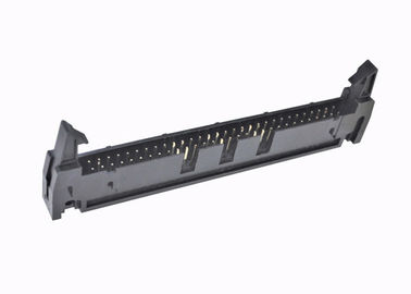High Temperature Shrouded Header Connector 2.54 Mm Pitch 60 Pin 180 Degree